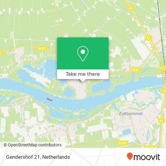 Gendershof 21, 4175 AN Haaften map