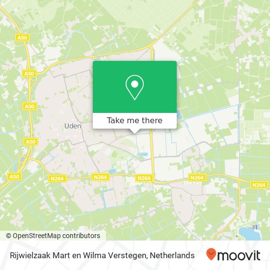 Rijwielzaak Mart en Wilma Verstegen, Loopkantstraat 23E map