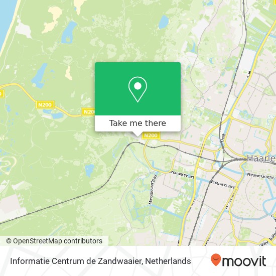 Informatie Centrum de Zandwaaier map