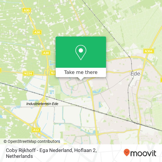 Coby Rijkhoff - Ega Nederland, Hoflaan 2 map