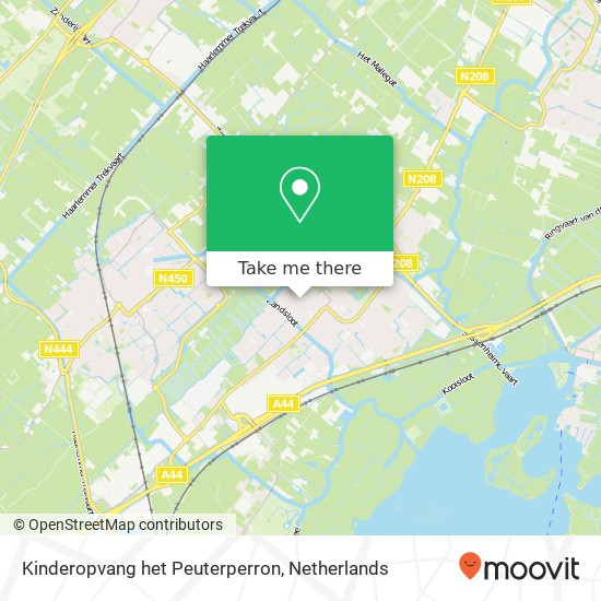 Kinderopvang het Peuterperron, Irenestraat 11 map