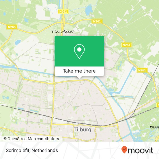 Scrimpiefit, Ringbaan Noord 97 map