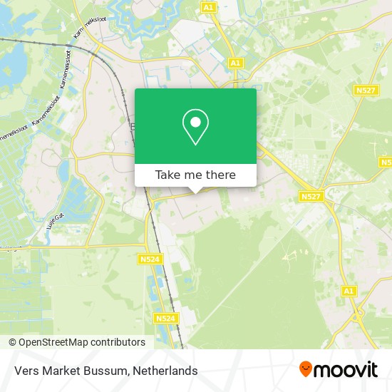 Vers Market Bussum map