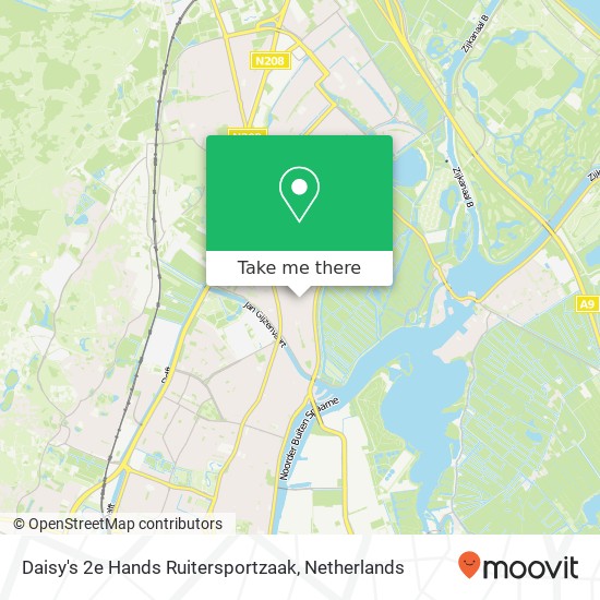 Daisy's 2e Hands Ruitersportzaak, Zwaluwstraat 32 Karte