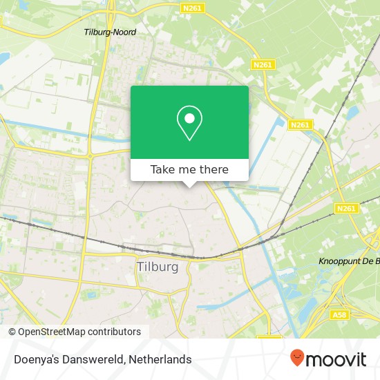 Doenya's Danswereld, Hoefstraat map