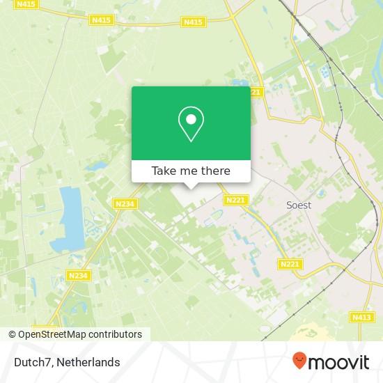Dutch7, Zuidergracht 31 Karte