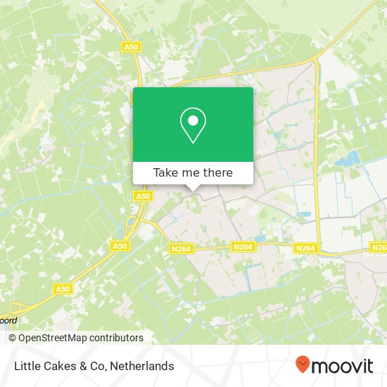 Little Cakes & Co, Margrietstraat 41 map