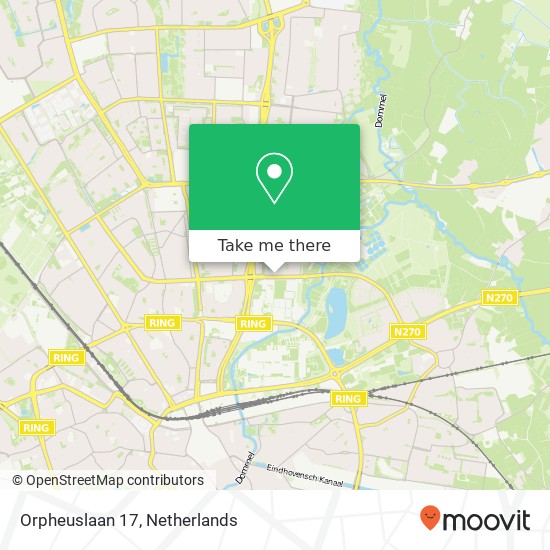 Orpheuslaan 17, 5631 BP Eindhoven map