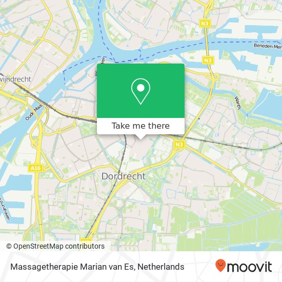 Massagetherapie Marian van Es, Krommedijk 160 map