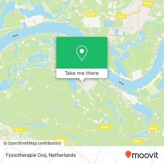 Fysiotherapie Ooij, Reiner van Ooiplein 3 map