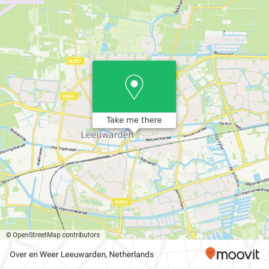 Over en Weer Leeuwarden, Nieuwe Oosterstraat 26 Karte