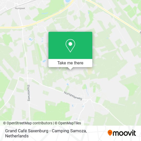 Grand Café Saxenburg - Camping Samoza map