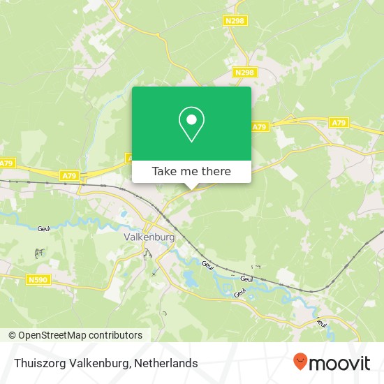 Thuiszorg Valkenburg, Nieuweweg 102 map