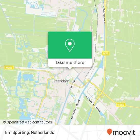 Em Sporting, Burgemeester de Hoopstraat map