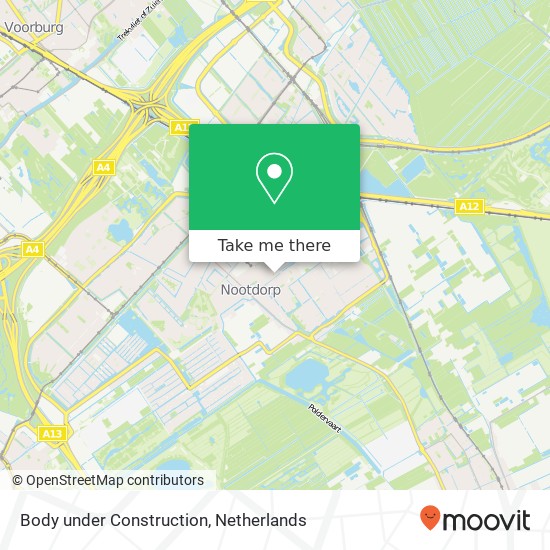 Body under Construction, Dorpsstraat 82 map