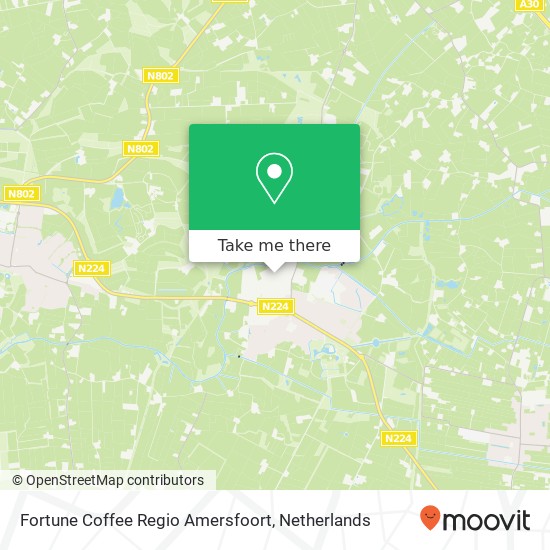 Fortune Coffee Regio Amersfoort, De Hooge Hoek Karte