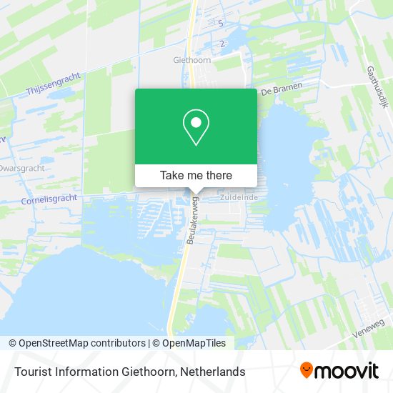 Tourist Information Giethoorn Karte