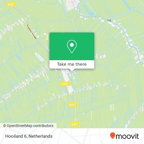 Hooiland 6, 2821 ZG Stolwijk map