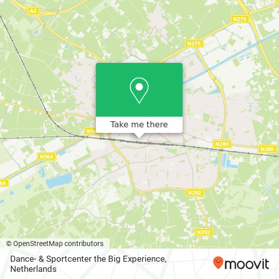 Dance- & Sportcenter the Big Experience, Parallelweg Karte