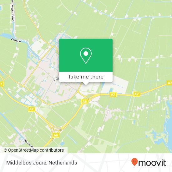 Middelbos Joure, Transportwei 16 map