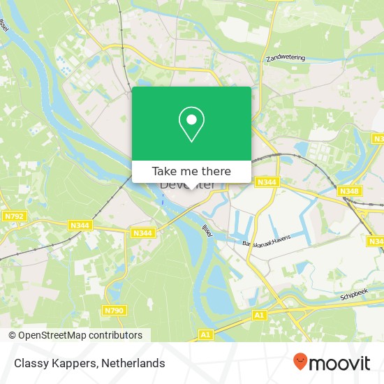 Classy Kappers, Grote Overstraat 71 map