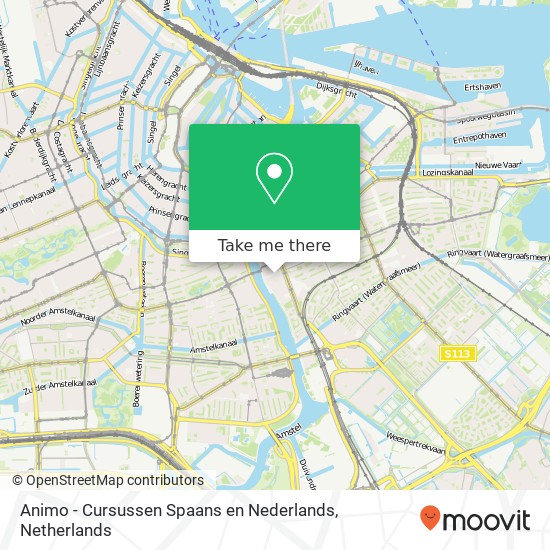 Animo - Cursussen Spaans en Nederlands, Eerste Oosterparkstraat 48 map