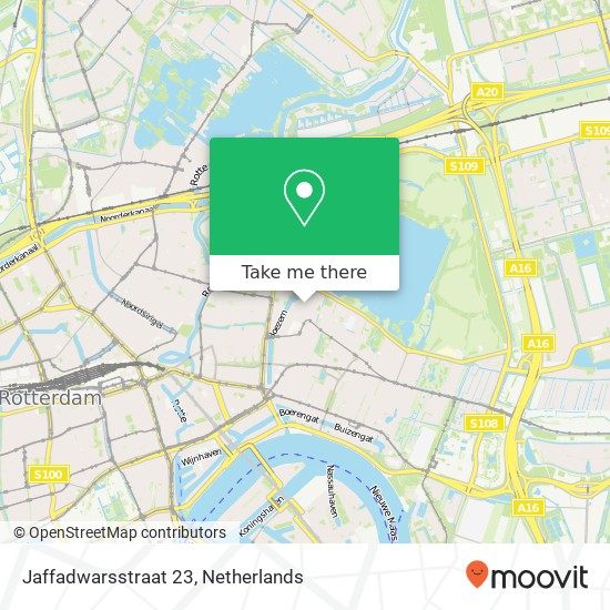 Jaffadwarsstraat 23, 3061 JM Rotterdam map