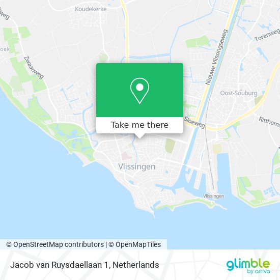 Jacob van Ruysdaellaan 1 map