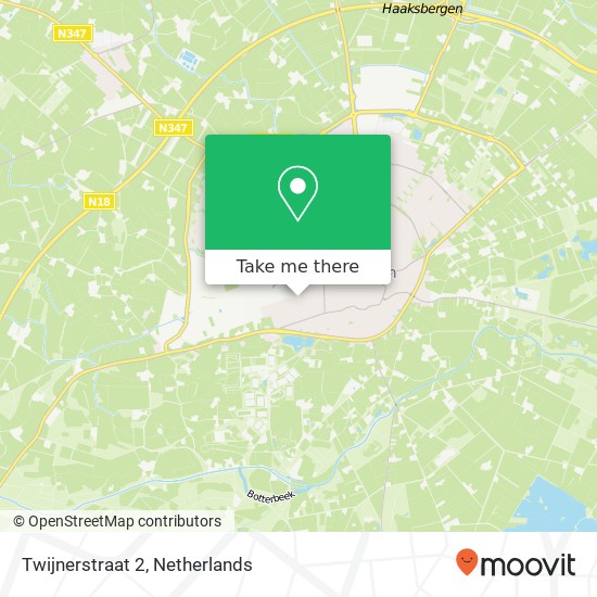 Twijnerstraat 2, 7481 KL Haaksbergen map