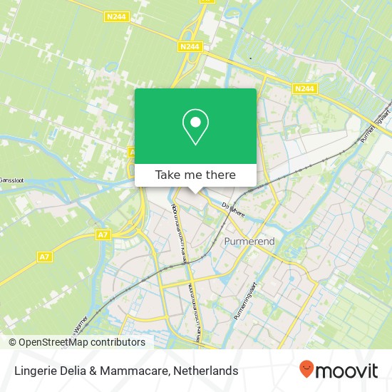 Lingerie Delia & Mammacare, Dubbele Buurt 17 map