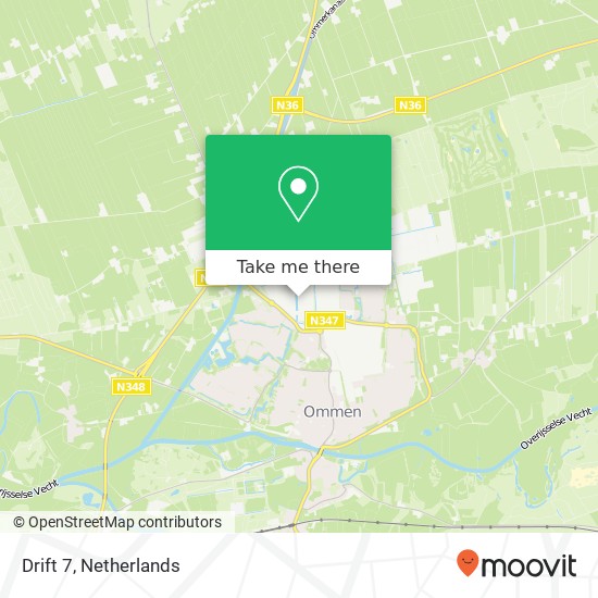 Drift 7, 7731 TB Ommen map