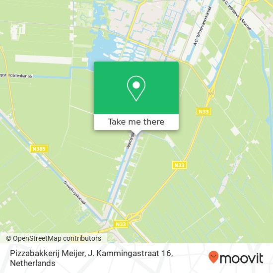 Pizzabakkerij Meijer, J. Kammingastraat 16 map