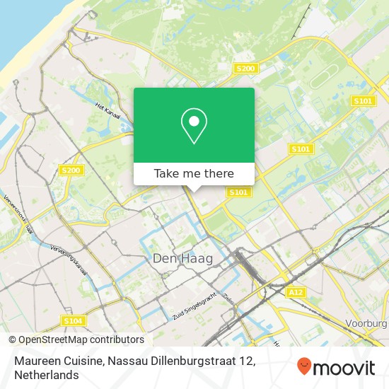 Maureen Cuisine, Nassau Dillenburgstraat 12 map