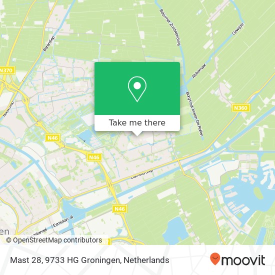 Mast 28, 9733 HG Groningen map