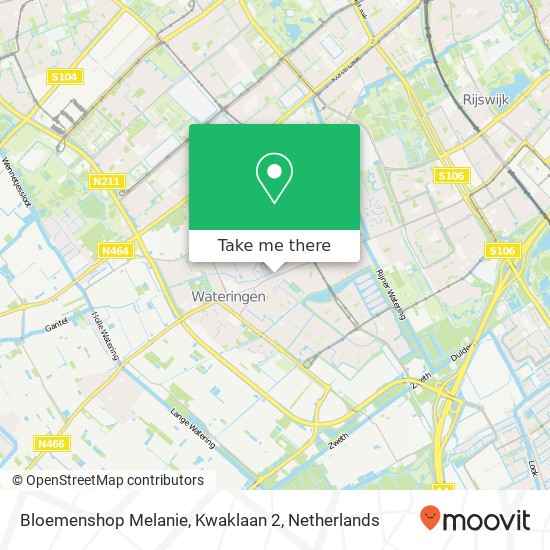 Bloemenshop Melanie, Kwaklaan 2 map