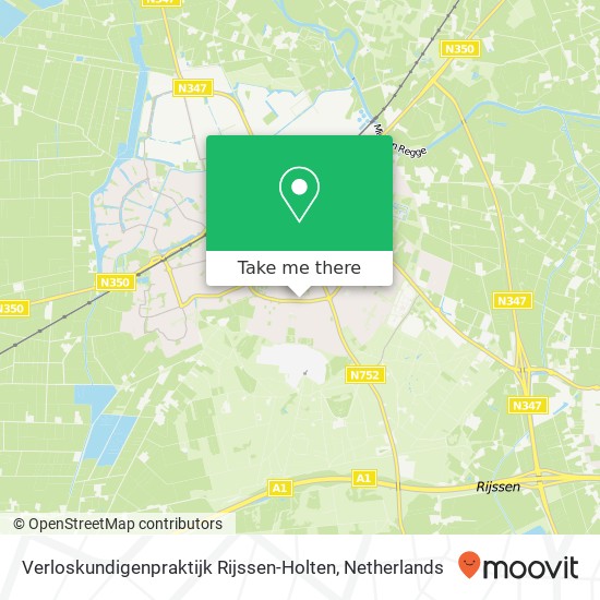 Verloskundigenpraktijk Rijssen-Holten, Jacob Ruysdaelstraat Karte