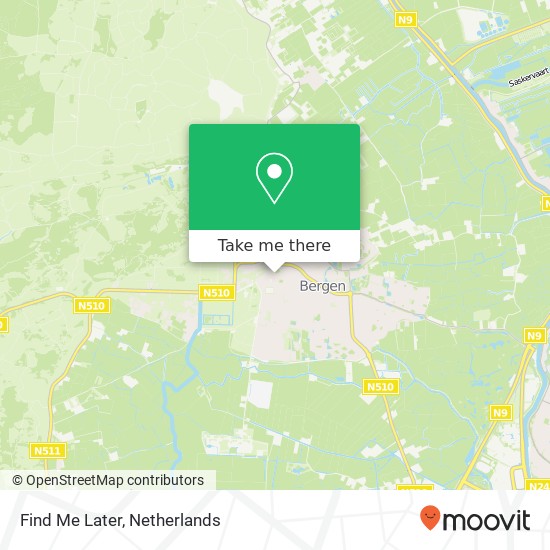 Find Me Later, Raadhuisstraat 2 map