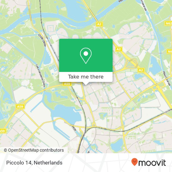 Piccolo 14, 5231 DS 's-Hertogenbosch map