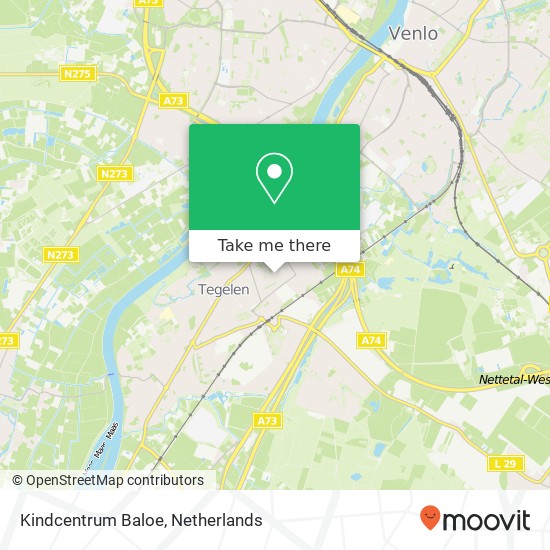 Kindcentrum Baloe, Van Wevelickhovenstraat 7A Karte