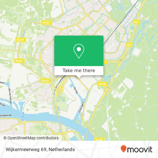 Wijkermeerweg 69, 1948 NV Beverwijk map