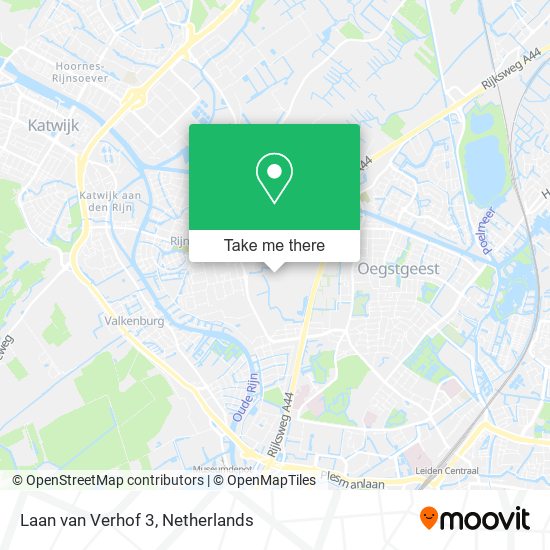 Laan van Verhof 3 map