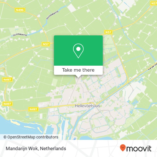 Mandarijn Wok, Rijksstraatweg 151 map