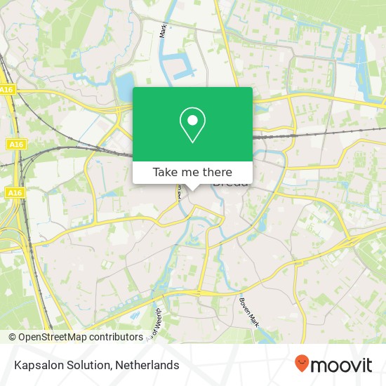 Kapsalon Solution, Haagdijk 246 Karte