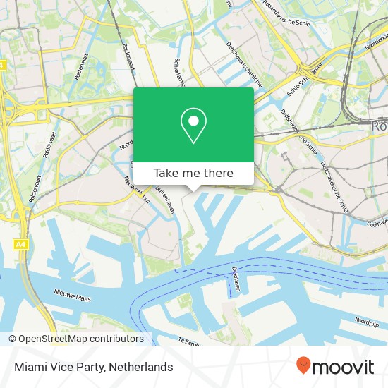 Miami Vice Party Karte