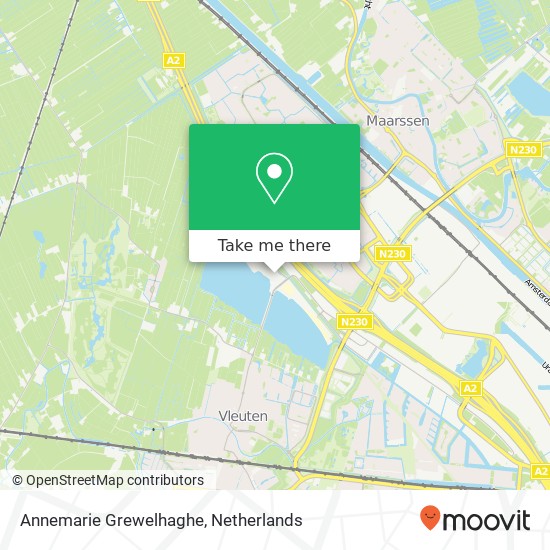 Annemarie Grewelhaghe, 3451 Vleuten map