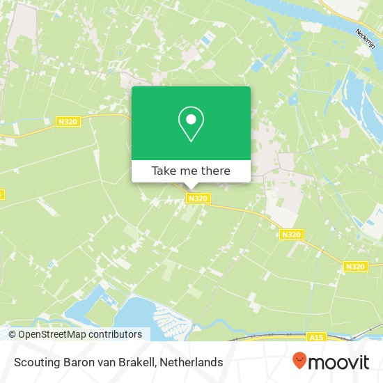 Scouting Baron van Brakell, Hogestraat 2A Karte