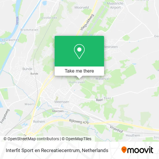 Interfit Sport en Recreatiecentrum map