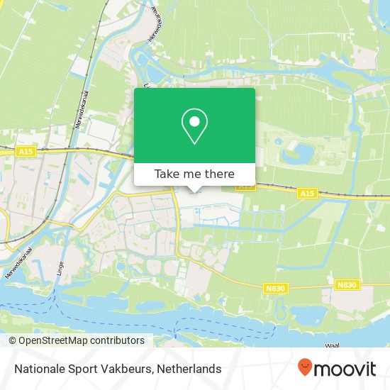 Nationale Sport Vakbeurs, Franklinweg 2 map