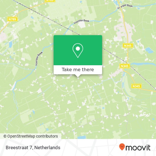 Breestraat 7, 7399 RE Empe map