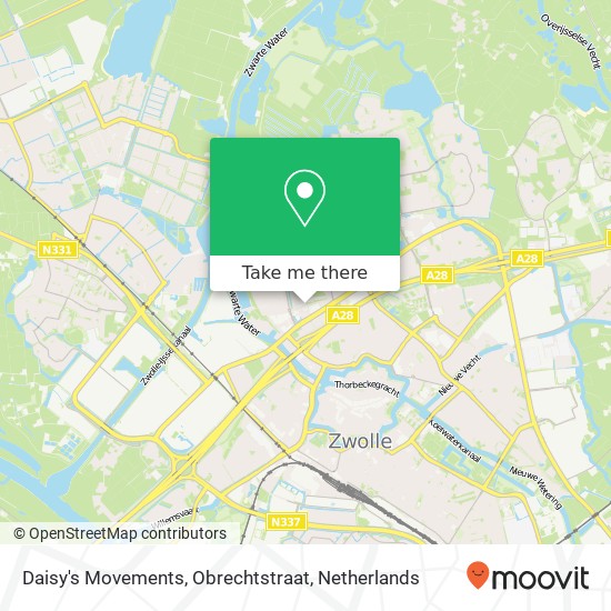 Daisy's Movements, Obrechtstraat Karte